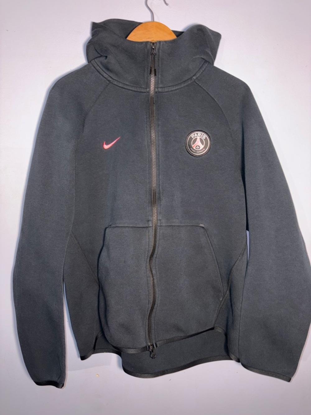 Nike x PSG Black Zip-Up Hoodie